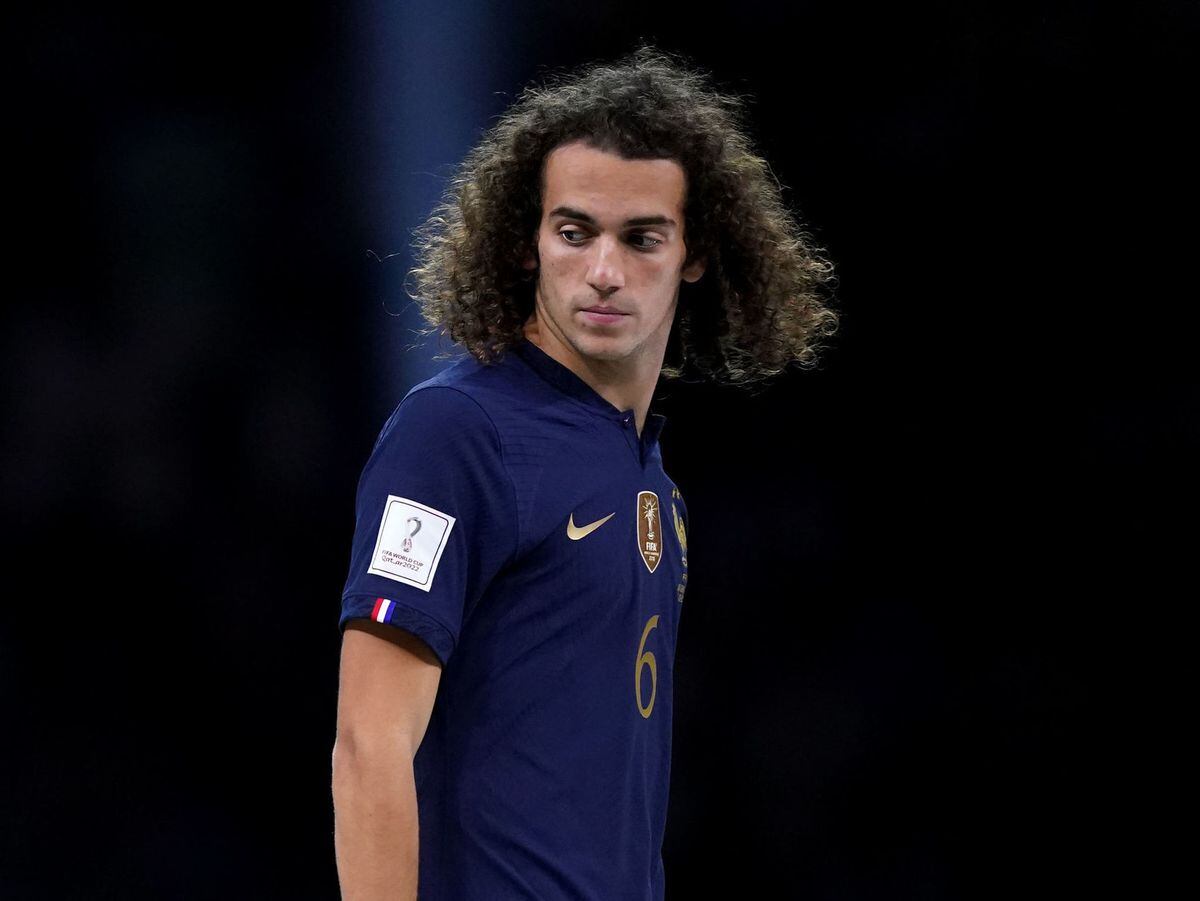 
            
France's Matteo Guendouzi looks dejected as he walks past the World Cup Trophy following defeat to Argentina in the FIFA World Cup final at Lusail Stadium, Qatar. Picture date: Sunday December 18, 2022. PA Photo. See PA story WORLDCUP Final. Photo credit should read: Mike Egerton/PA Wire.


RESTRICTIONS: Use subject to restrictions. Editorial use only, no 
commercial use without prior consent from rights holder.
          

