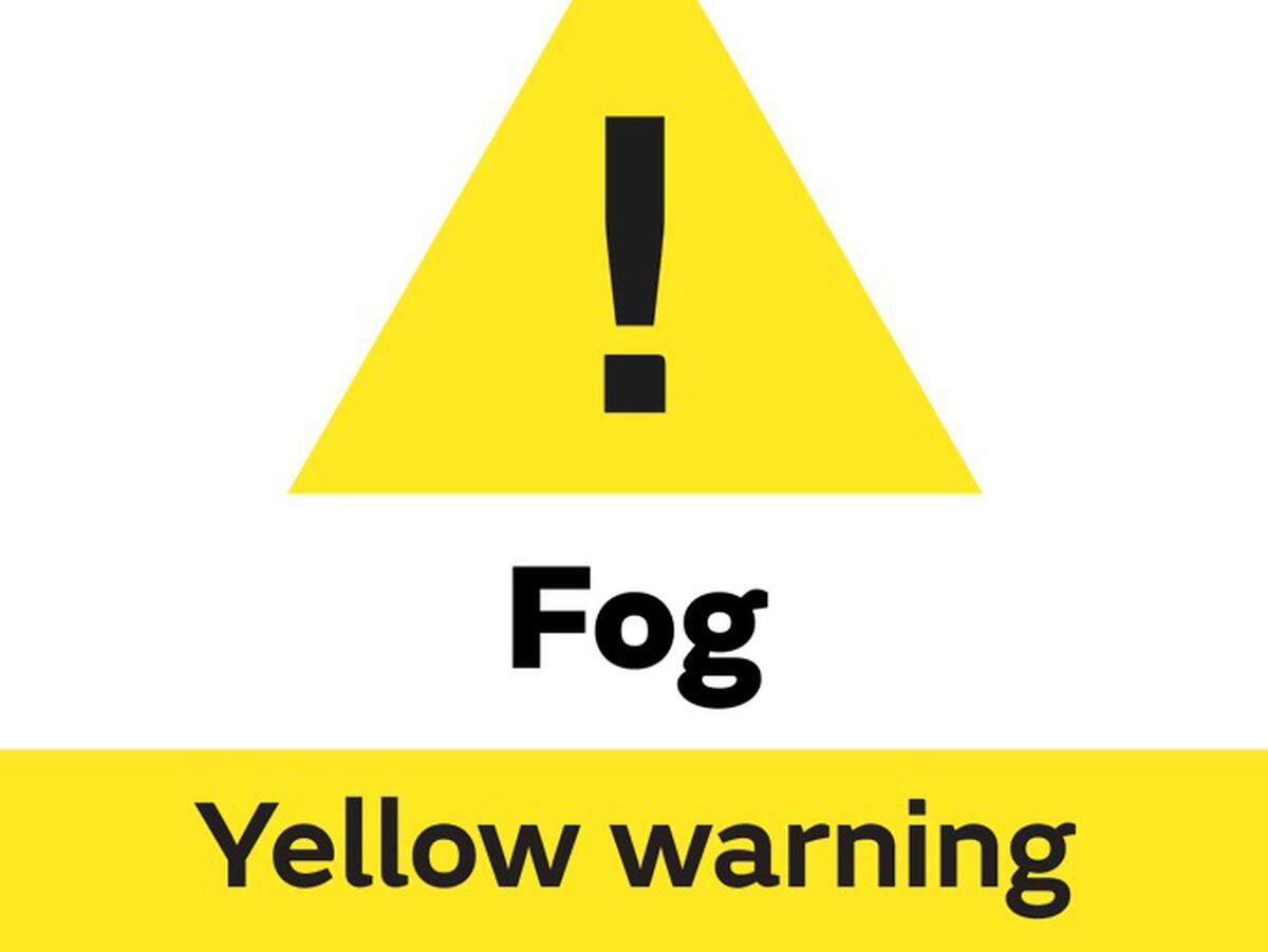 The weather warning is in place this morning