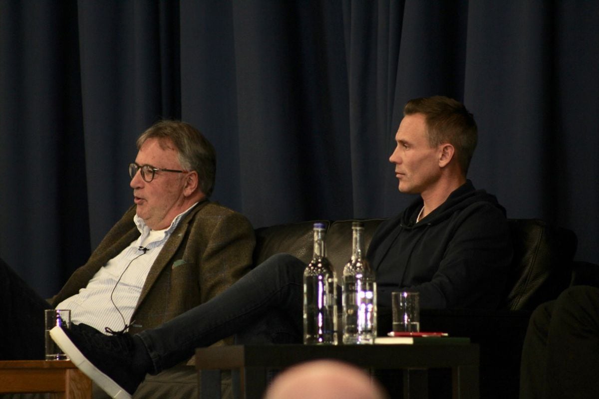 Leigh Pomlett and Matt Taylor answer questions (Credit: Walsall FC)