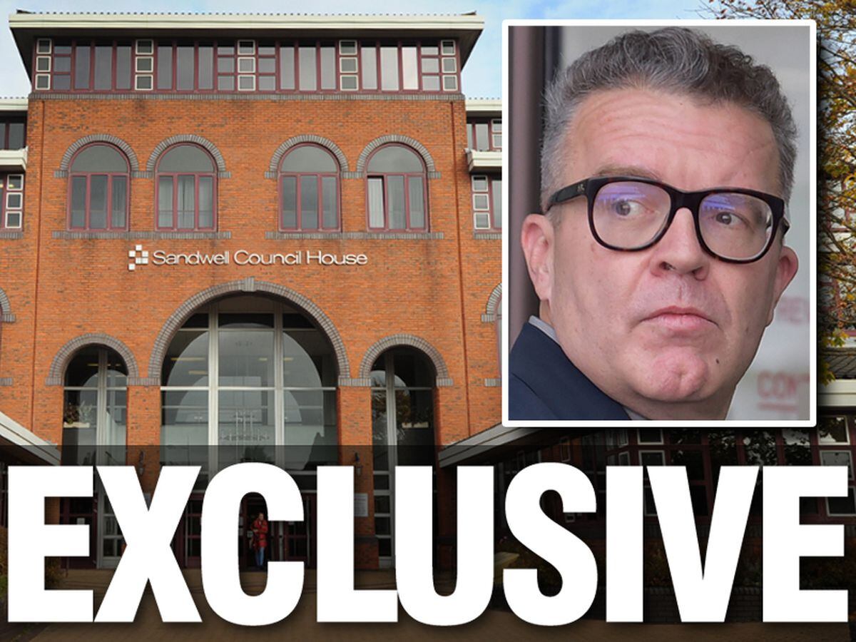 Tom Watson, inset, says hard left Corbyn allies are taking over Sandwell Council