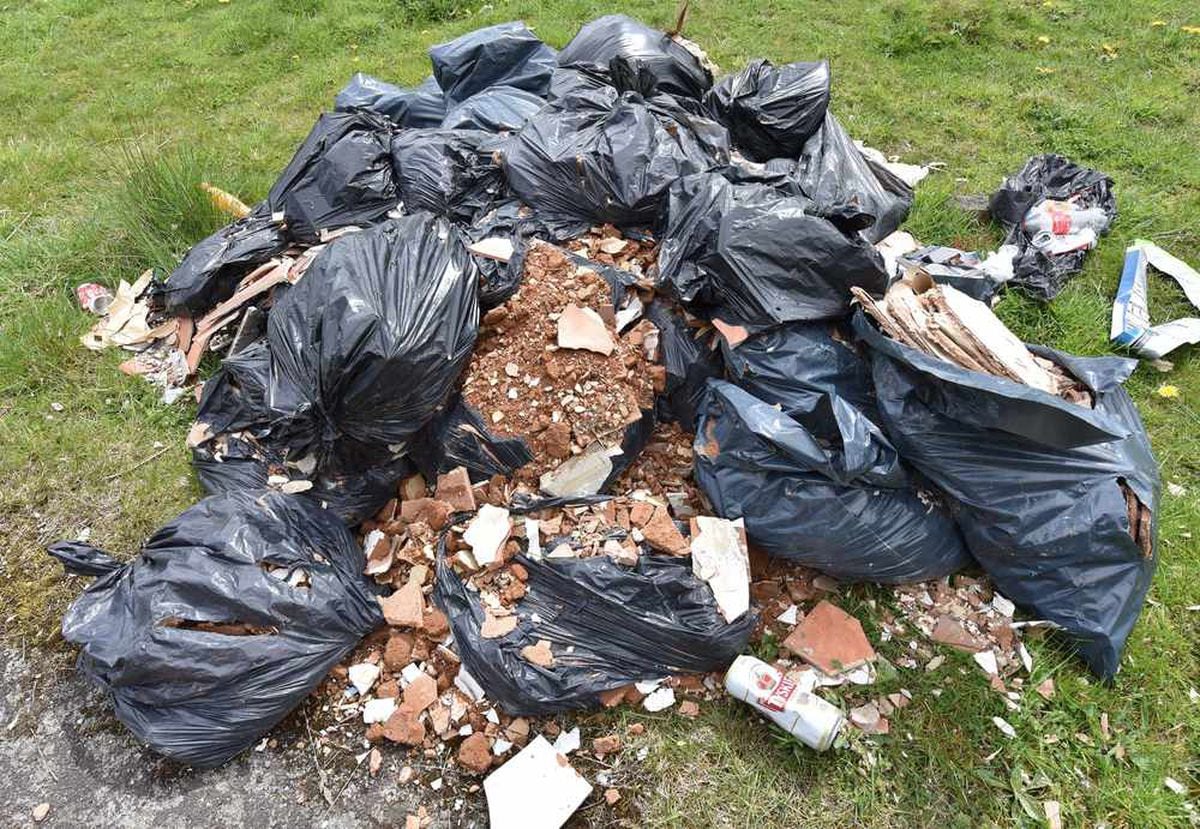 Fly-tipping is set to cost Walsall Council £120,000 this year