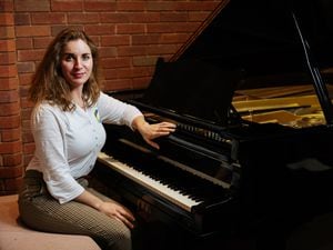 Maria Hryhorets said the piano has been part of her life since she was a little girl