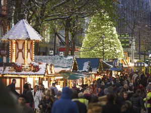 The annual Frankfurt Market at New Street and Victoria Square in Birmingham City Centre will continue for another four years. Photo: Edward Moss.