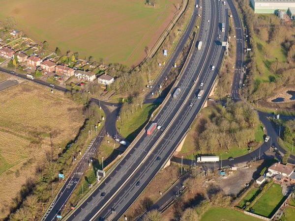 A 17-mile stretch of M6 is being converted to a smart motorway. Photo: National Highways