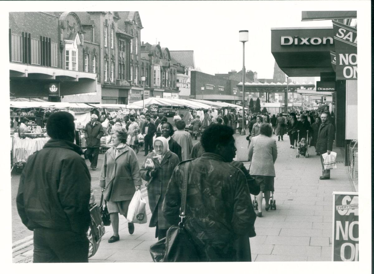 Shoppers in High Street