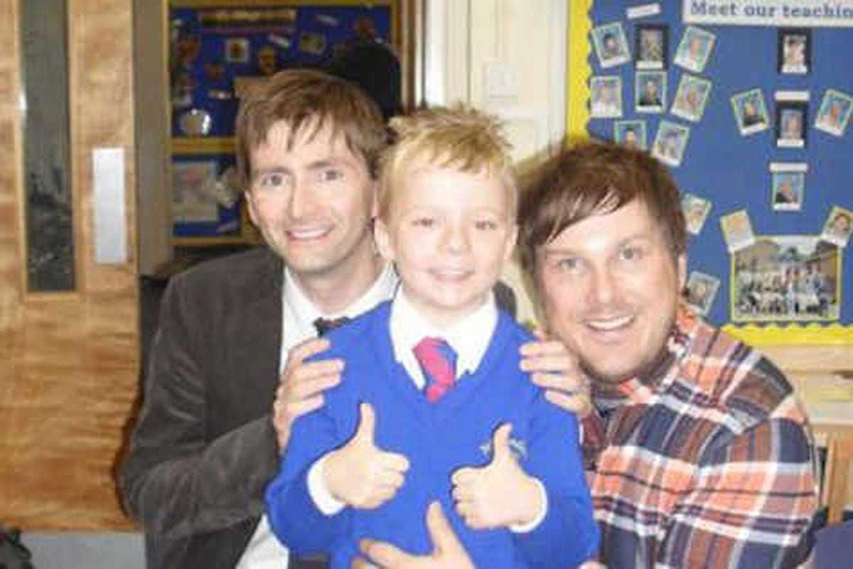 Child star rubbing shoulders with David Tennant for new Nativity film