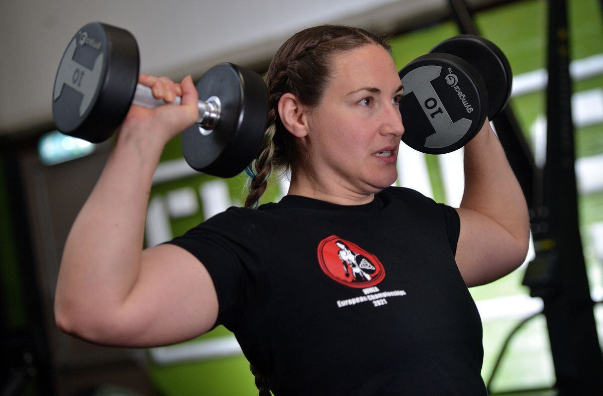 Maria Krzesinska has been training in power lifting for seven years