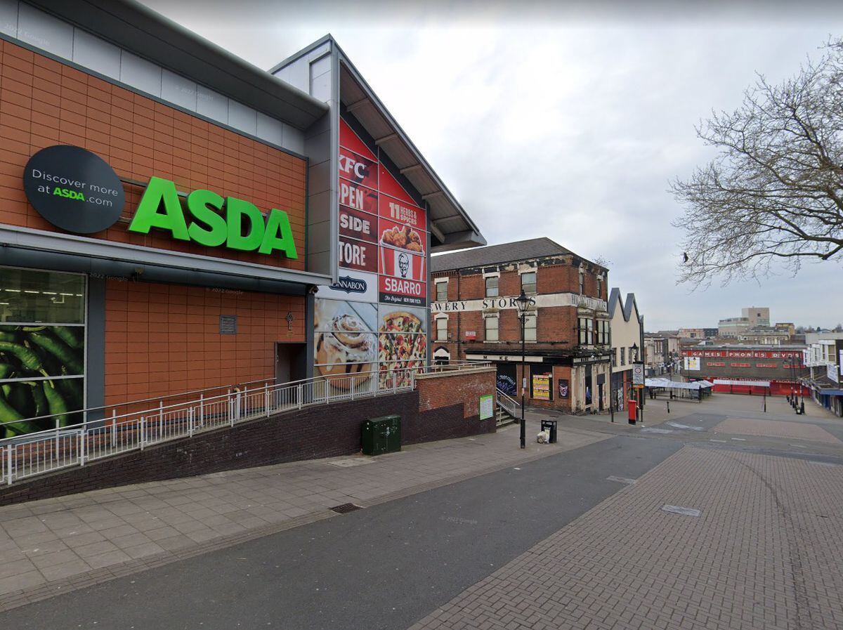 The assault happened on Goodall Street in Walsall. Photo: Google.