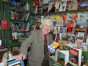 John Sparry at his bookshop in Wall Heath. Picture: Graham Gough
