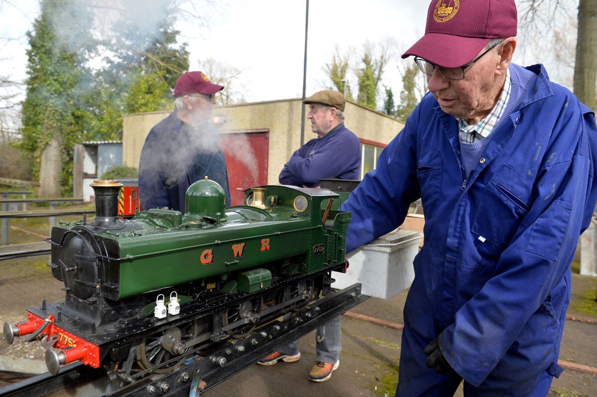 Barry Wilkinson is part of the team at the site run by Rugeley Power Station Society of Model Engineers