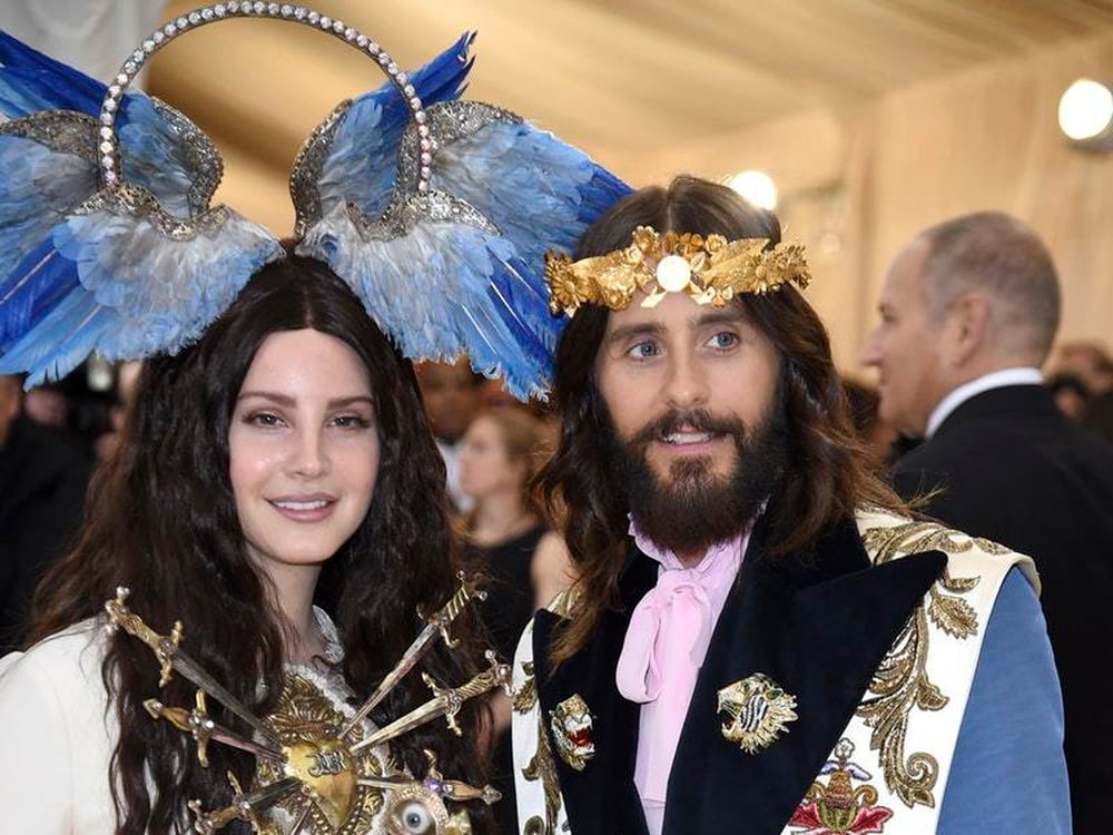 Jared Leto compared to Jesus as he is pictured with Lana Del Rey at Met ...