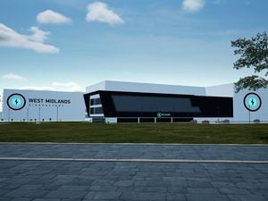 A new CGI of the proposed West Midlands gigafactory at Coventry Airport