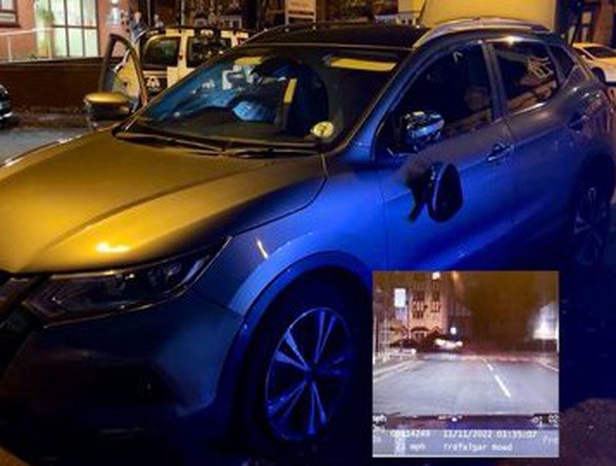 The cloned Nissan Qashqai was stolen from Coventry. Photo: WMP Traffic