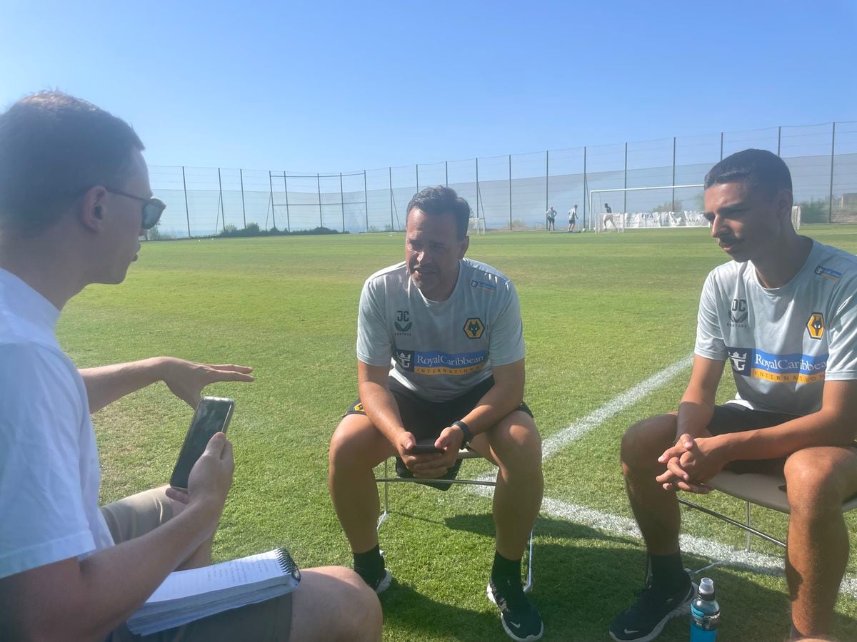 Liam Keen interviewing Jhony Conceicao and Diogo Camacho