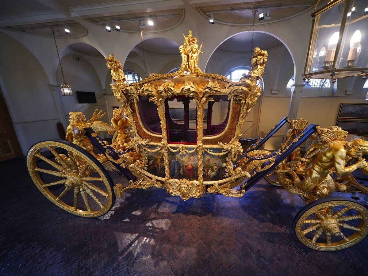 The King and Queen Consort will return from the coronation in the historic gold State Coach