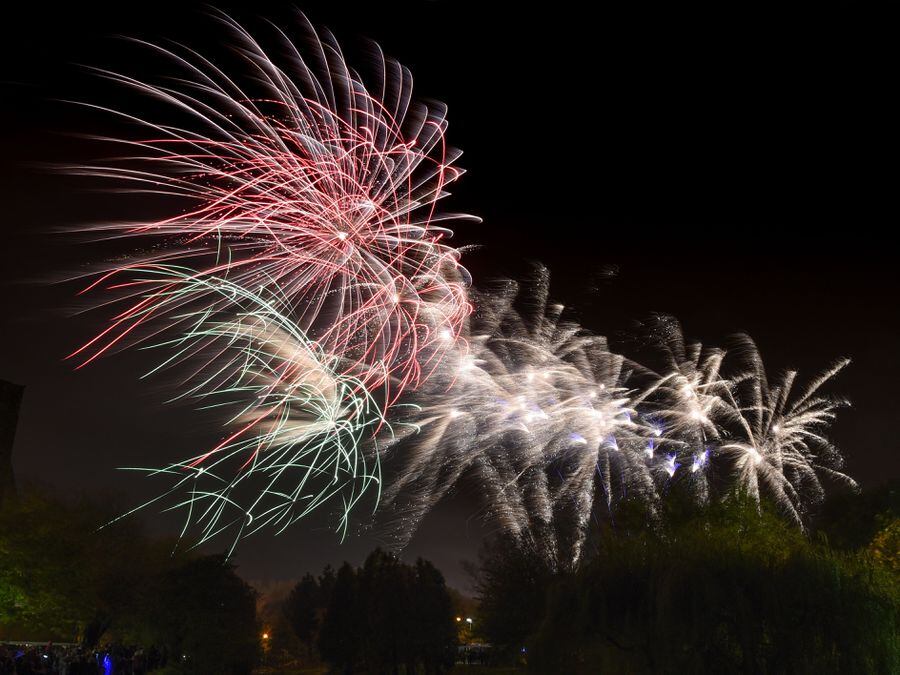 Fireworks in Tamworth. Picture courtesy of Richard Harris and Tamworth Council 