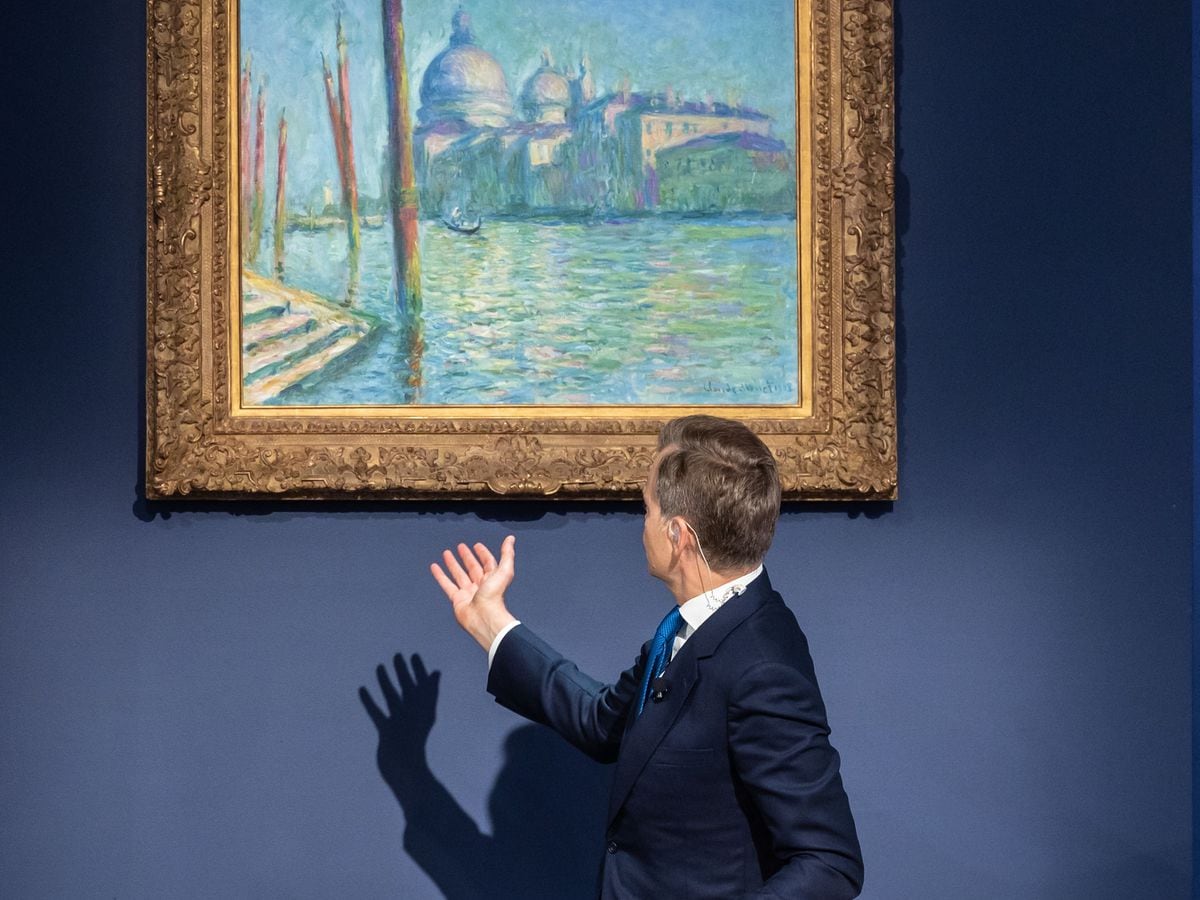 Claude Monet's Le Grand Canal et Santa Maria della Salute