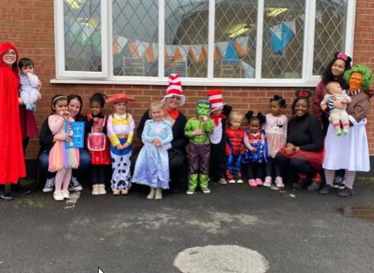 Everyone at Seesaws Nursery in Merridale dressed up for the special day. 