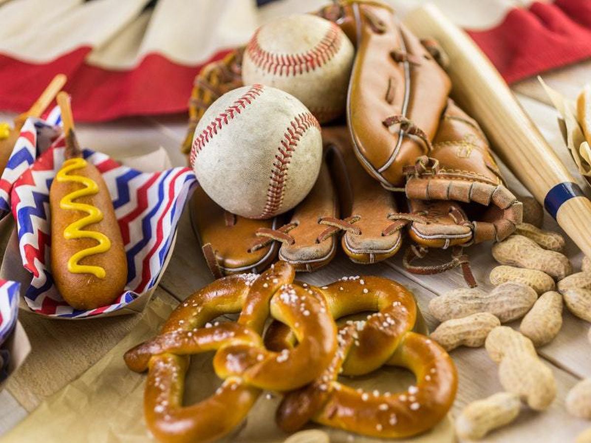 Watch the moment a baseball game turned into an enormous food fight