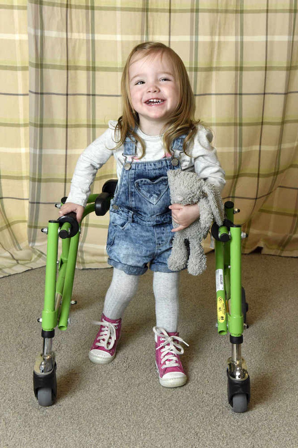 Millie has cerebral palsy