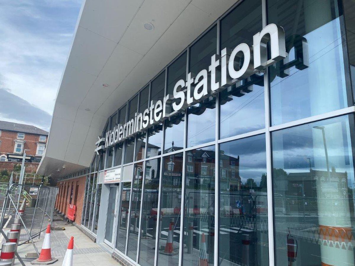 The new Kidderminster train station building is to open to passengers on June 7