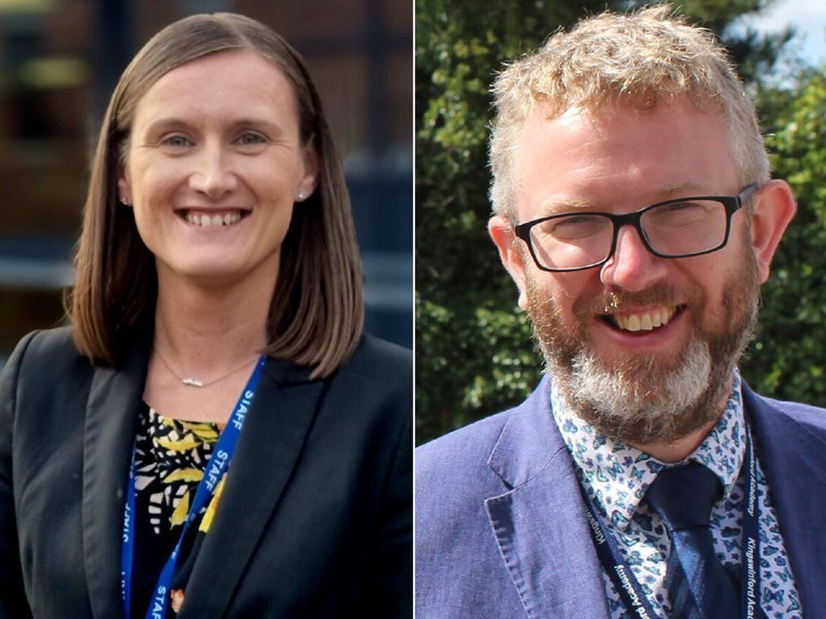 Kelly Moore is the new headteacher at Great Wyrley Academy and Tom MacDonald is new headteacher at Cheslyn Hay Academy