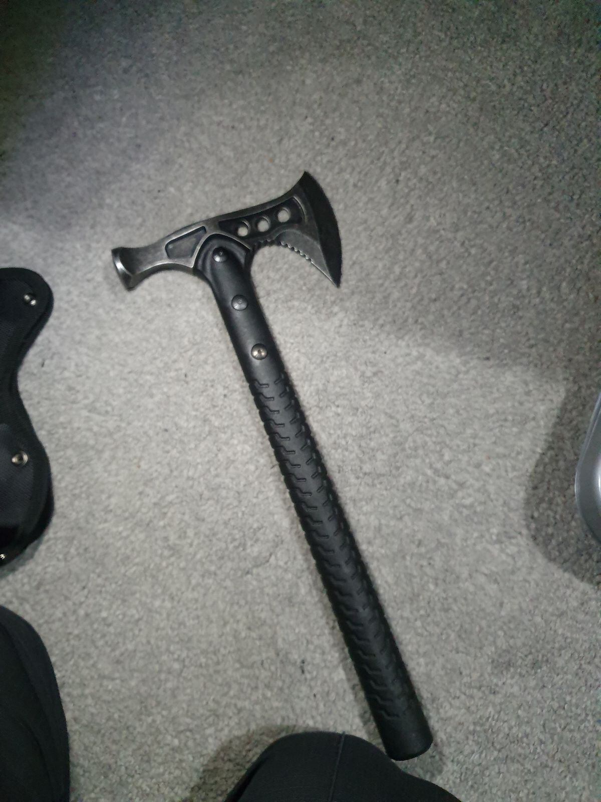 This pick axe is off the streets now
