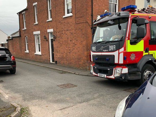Fire crew's plea to inconsiderate drivers to think before parking