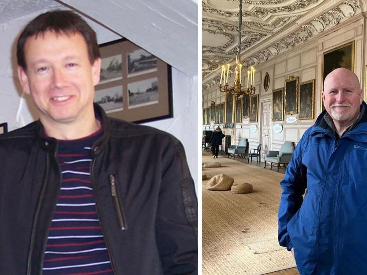 Christopher Ingle (left) and Graham Jones (right) both died following the crash at Otherton Airfield on Sunday. Photo: Staffordshire Police