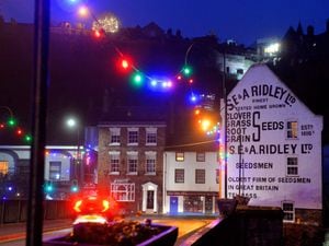 Christmas lights in Bridgnorth