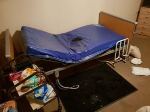 Pensioner has lucky escape after cigarette bed fire