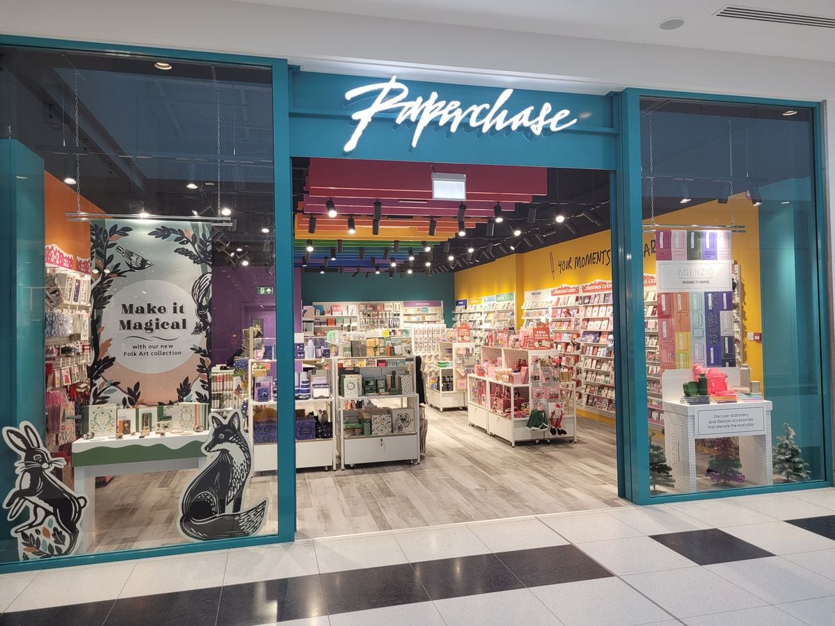 A new Paperchase shop opened in Telford Town Centre in October