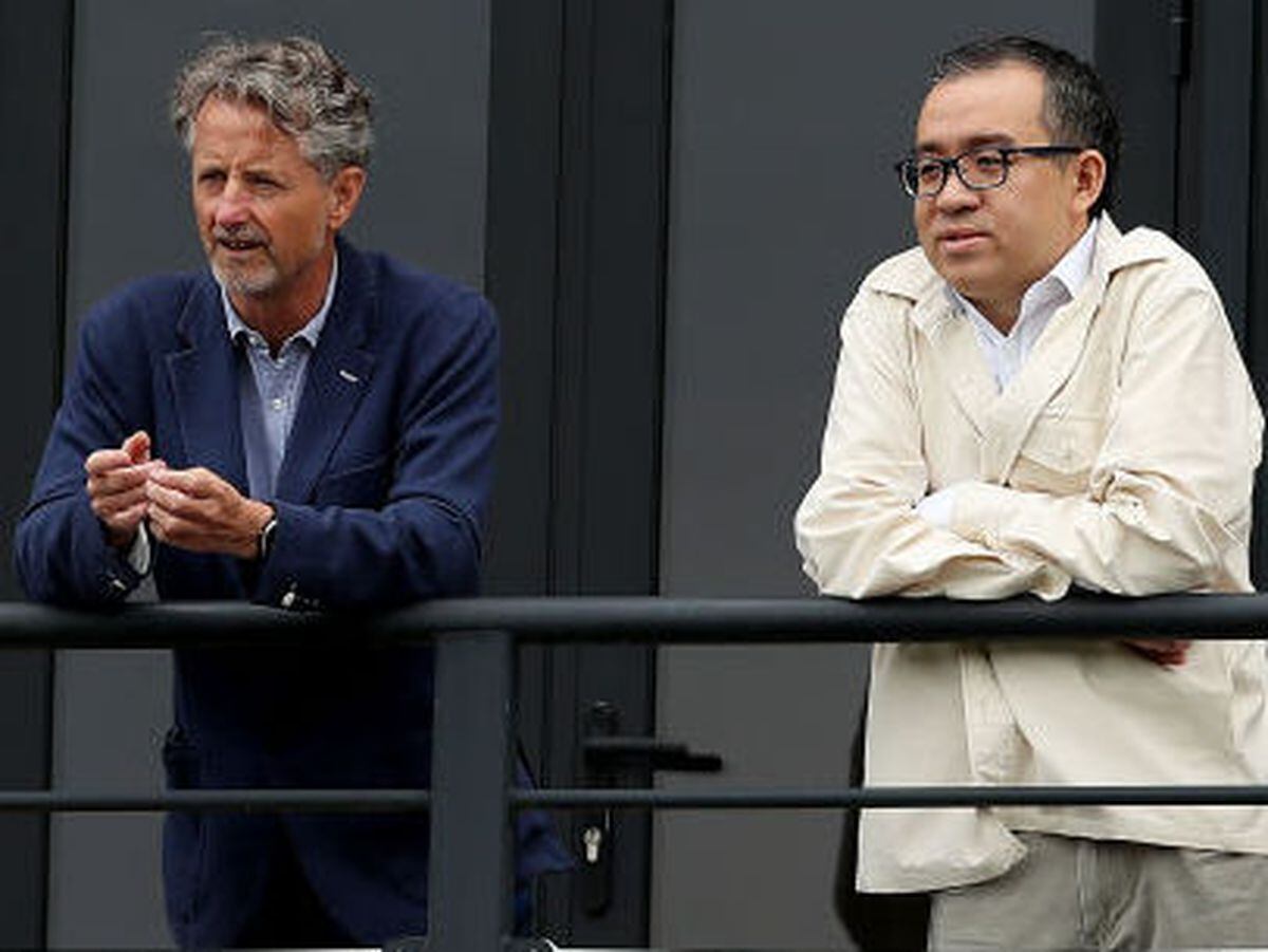 Scott Sellars has left Wolves, where he was technical director. Pictured with executive chairman Jeff Shi (Photo by Jack Thomas - WWFC/Wolves via Getty Images).