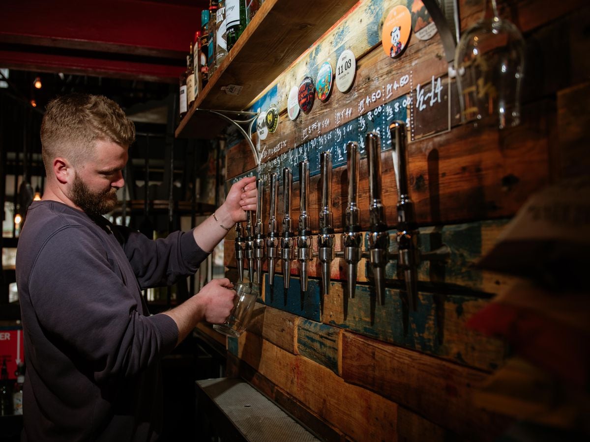 Harry Wyatt owns the House of Grain craft ale bar in Shrewsbury