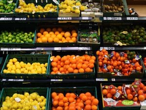 Fruit and vegetables in shop