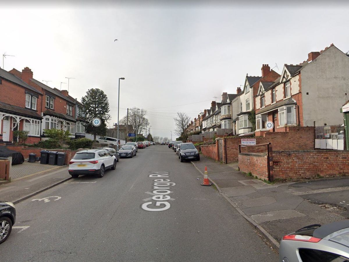 The accident occurred on George Road in Erdington. Photo: Google Street Map