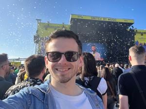 The Star's Nick Humphreys inside the Eurovision village