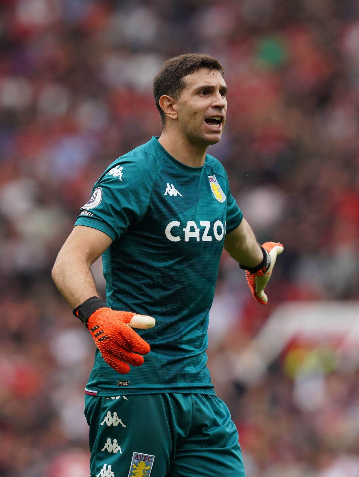 Aston Villa goalkeeper Emiliano Martinez 