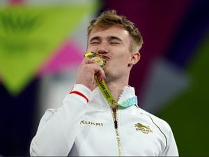 Jack Laugher with his medal