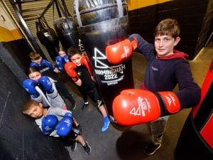 Youngsters at Bright Star Boxing Academy in Shifnal have been using the club's new equipment from last year's Commonwealth Games.