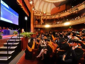 The theatre was the venue throughout the week for graduation ceremonies