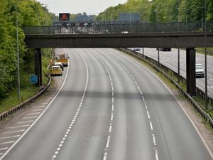 The collision took place between two junctions along the M6 southbound