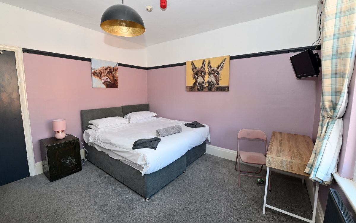 A double room at Mad O'Rourkes Pie Factory