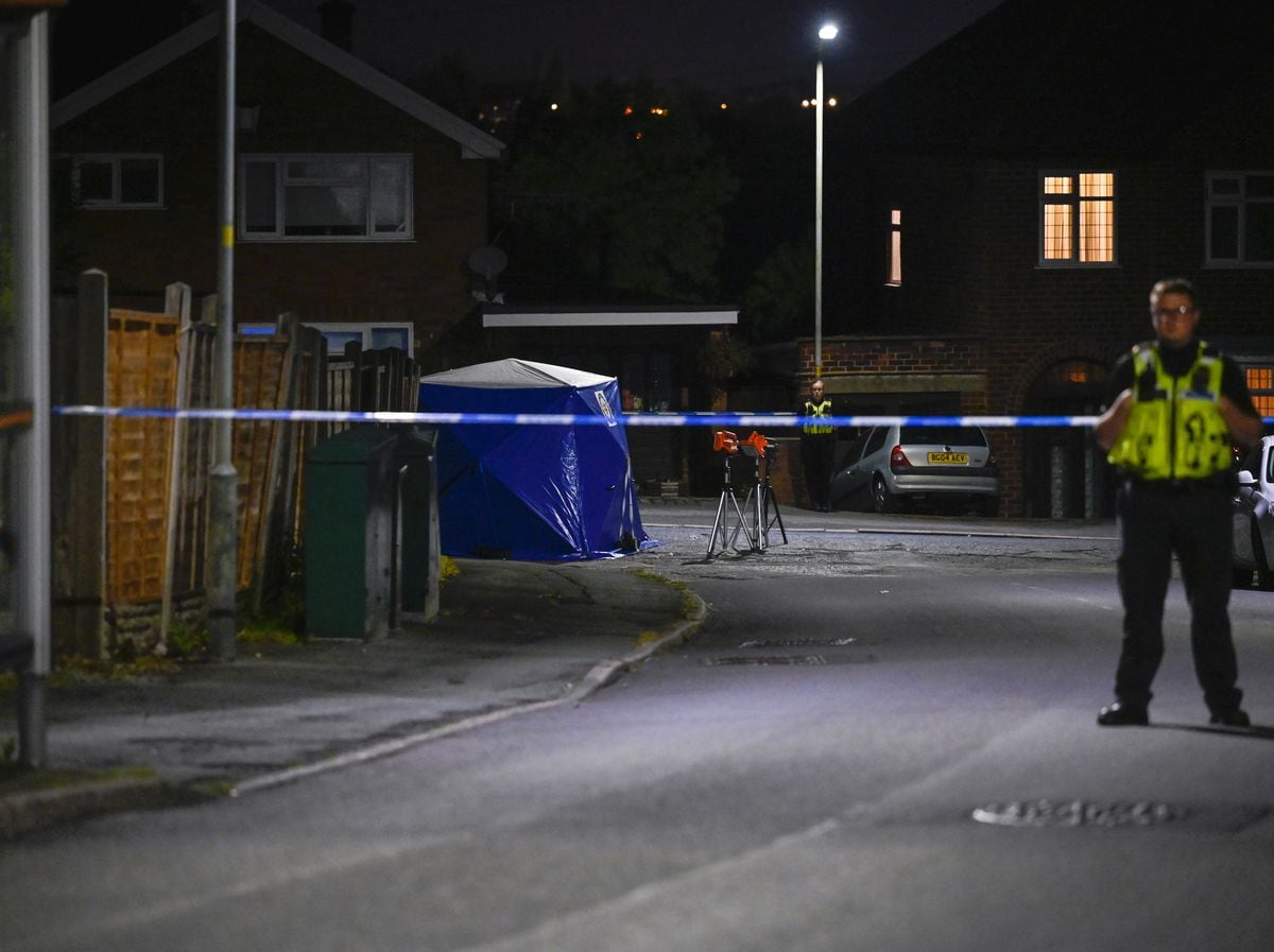 The crime scene at Mount Road, Lanesfield. Photo: SnapperSK.