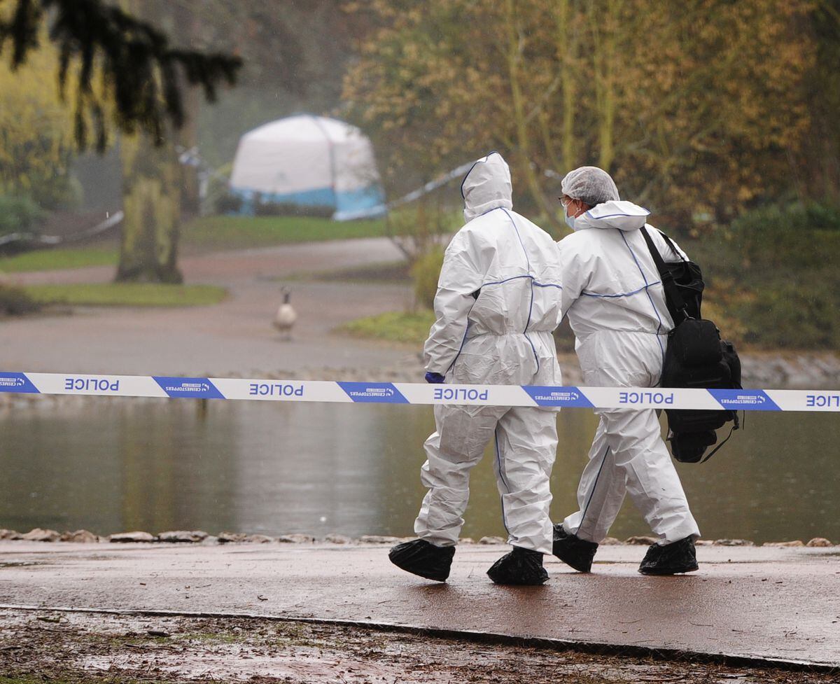 Forensic officers search West Park