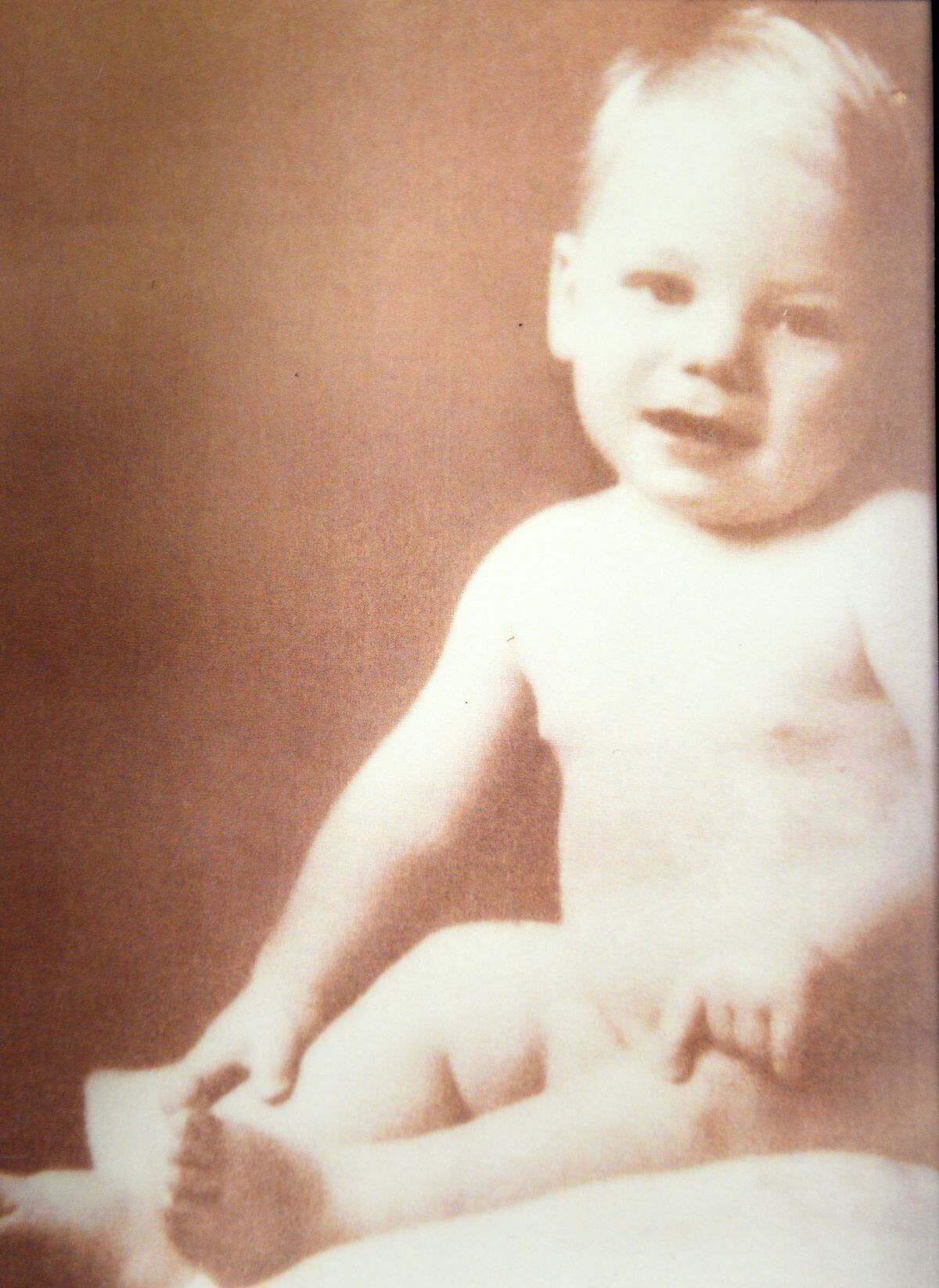 Duncan as a baby