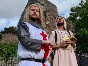 Knights from Monty Python seem in Bridgnorth