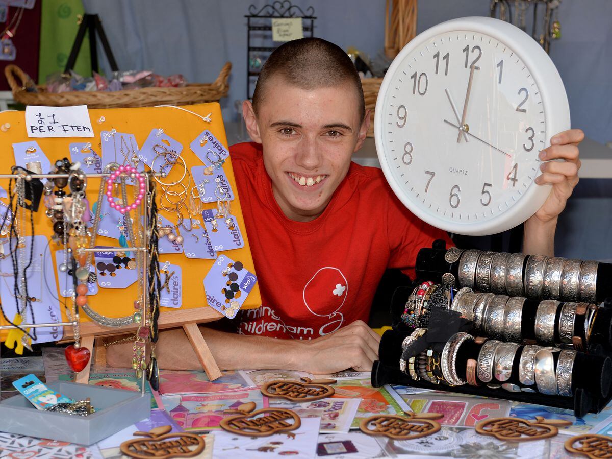 Fundraiser Louis Johnson is holding a 24-hour charity stall at his home this weekend. 