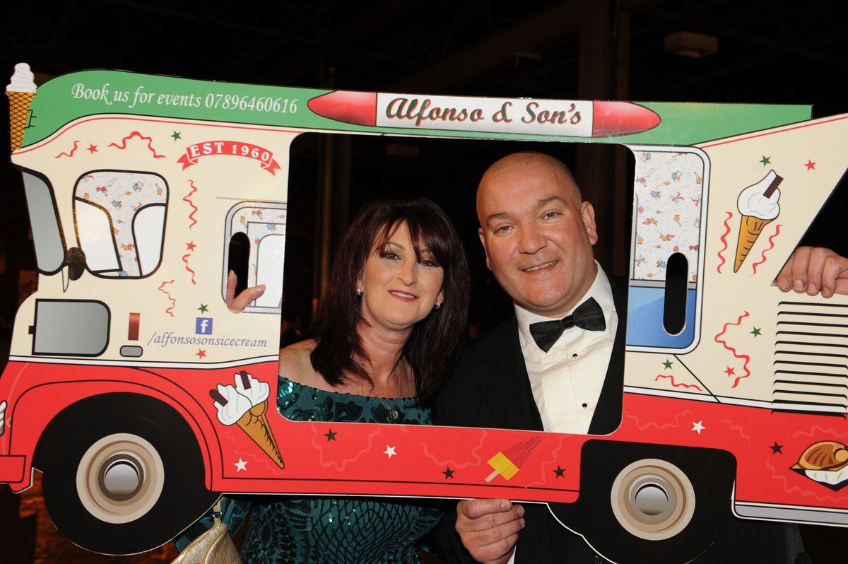 Donna Welling and Alfonso Urso, of Alfonso & Sons Ice Cream, both of Willenhall