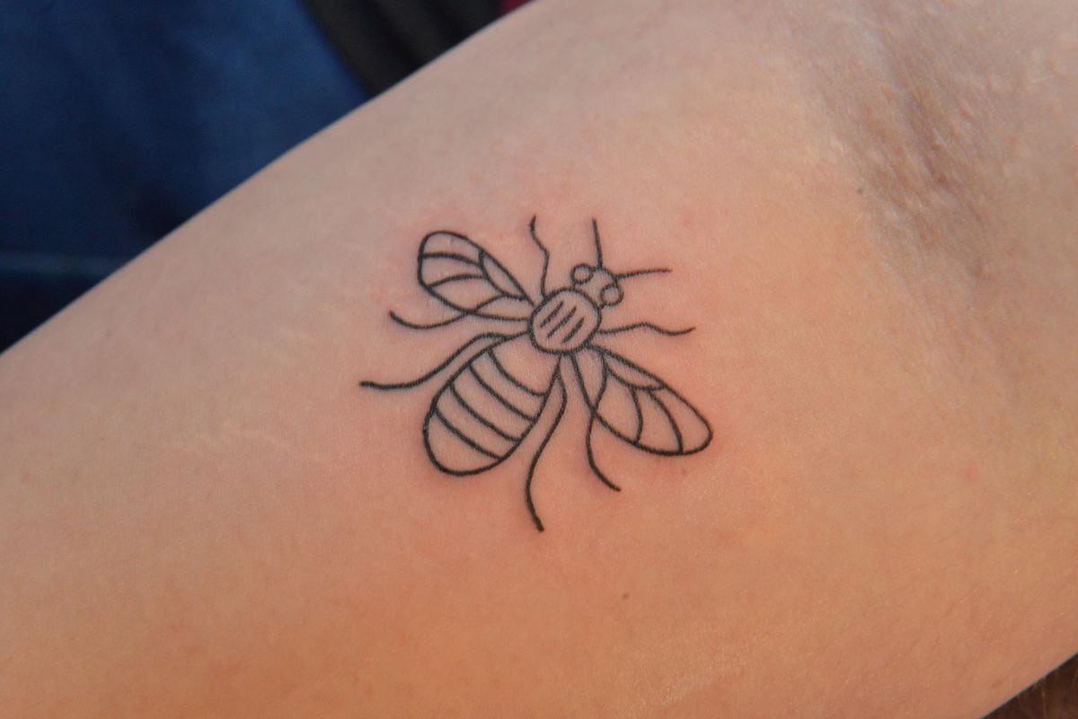 People up and down the country have been getting bee tattoos